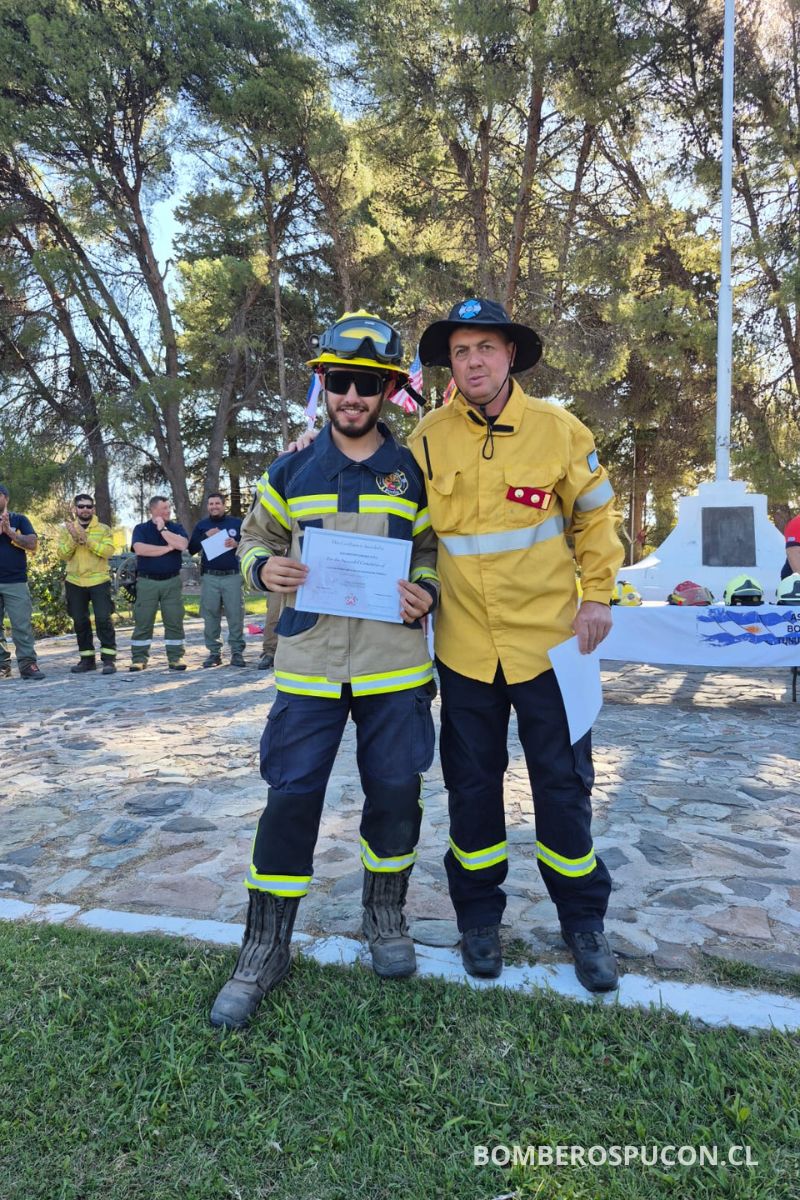 Unidad Forestal Acreditada Segunda Compañía Bomberos Pucón se Capacita Internacionalmente en Mendoza, Argentina 14