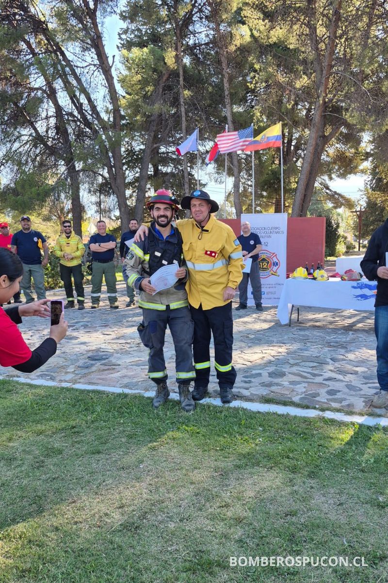 Unidad Forestal Acreditada Segunda Compañía Bomberos Pucón se Capacita Internacionalmente en Mendoza, Argentina 17