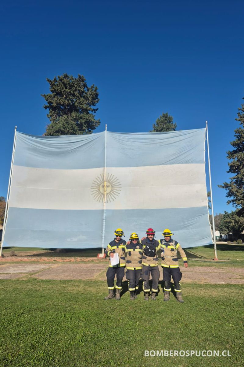 Unidad Forestal Acreditada Segunda Compañía Bomberos Pucón se Capacita Internacionalmente en Mendoza, Argentina 19