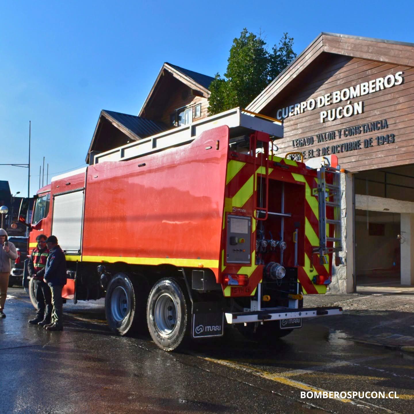 nueva unidad de emergencia tipo BT Bomneros Pucon 4