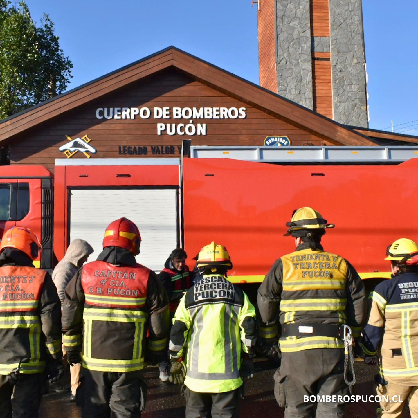 nueva unidad de emergencia tipo BT Bomneros Pucon 5