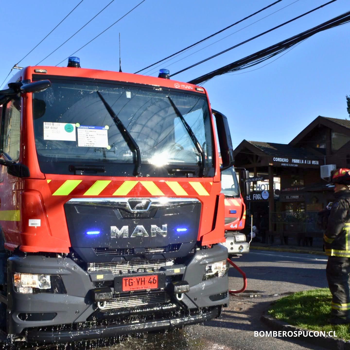 nueva unidad de emergencia tipo BT Bomneros Pucon